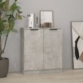 vidaXL Komoda betónová sivá 60x30x70 cm spracované drevo