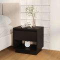 vidaXL Nočné stolíky 2 ks čierne 45x34x44 cm drevotrieska