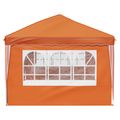 vidaXL Prístrešok na párty 575 x 289 x 245 cm Oranžová