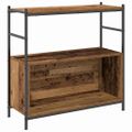 vidaXL Regál na knihy 80 x 30 x 78,5 cm Kompozitné drevo Dymová dub