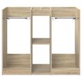 vidaXL Golfová skriňa Jednofarebný Sonoma dub 102 x 45 x 85,5 cm