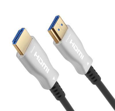 PremiumCord optický fiber High Speed with Ether. 4K@60Hz kábel 5m, M/M, pozlátené konektory