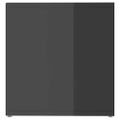 vidaXL TV skrinky 2 ks, lesklé sivé 72x35x36,5 cm, kompozitné drevo