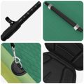 vidaXL SUP doska so sedadlom 2-in-1 POSEIDON 366 x 81 x 15 cm Zelená