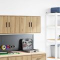 vidaXL Garážová nástenná skriňa Artisan Dub inžinierske drevo