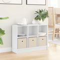 vidaXL Servírovacia skriňa Biela 73,5 x 22,5 x 53,5 cm