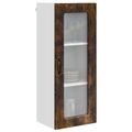 vidaXL Dvierka na umývačku Kalmar Dymová dub 40 x 31 x 100 cm