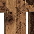 vidaXL Kryt radiátora Staré drevo 152 x 19 x 81,5 cm Kompozitné drevo