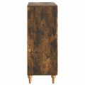 vidaXL Servírovacia skriňa so zásuvkou Dymový dub 66 x 34,5 x 90 cm