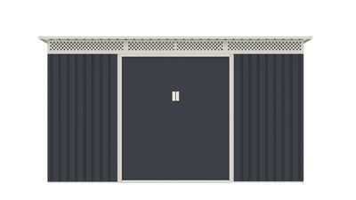 Záhradný domček G21 GRAH 700 - 340 x 206 cm, antracitový