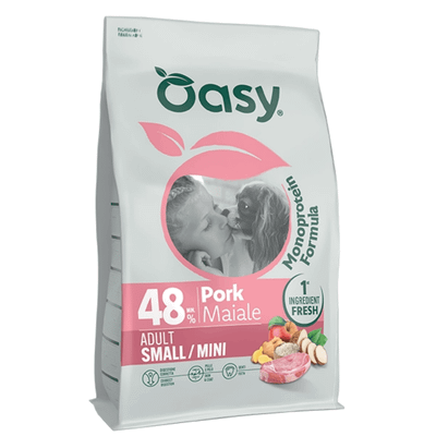 OADMOD0200006A Oasy Dry Dog Monoprotein - ADULT SMALL/MINI PORK 2kg - bravčové