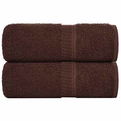 vidaXL Utierky na umývanie FROGN 2 ks hnedé 30x30 cm 360 g/m²