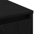 vidaXL LED komoda Čierny dub 90 x 32 x 75 cm Kompozitné drevo