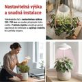 Pozemní svetlo EMOS Z7901 LED GROW 5 W, časovač, biela