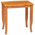 vidaXL Skladacie bočné stoly 3 ks Prírodná 60 x 45 x 60,5 cm