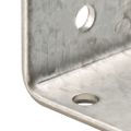 vidaXL Uhlové konzoly 40 ks 2 mm 100x60x100 mm pozinkovaná oceľ