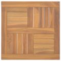 vidaXL Štvorcová stolová doska 50x50x2,5 cm teakový masív