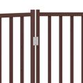 vidaXL Brána pre psa skladacia 3 panely 150 cm masívne jedľové drevo
