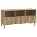 vidaXL TV skrinka 102 x 34,5 x 50 cm Dub artisan Kompozitné drevo