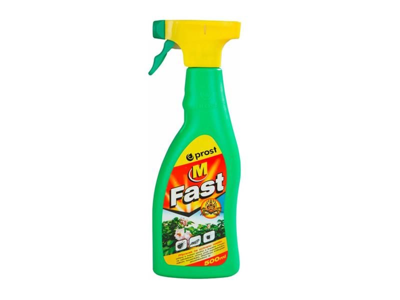 Pripripravek proti hmyzu (mandelinky, mšice, housenky, drepčíky a kvetopase) AGROBIO Fast M 500ml