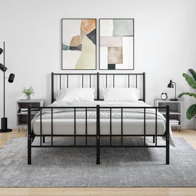 vidaXL Nočné skrinky 2 ks sivá sonoma 40x30x50 cm kompozitné drevo