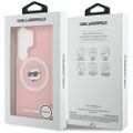 Karl Lagerfeld puzdro IML Repeated Choupette MagSafe pre Samsung Galaxy S26 Ultra ružová