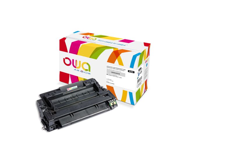 OWA Armor toner kompatibilný s HP LJ P3005, Q7551A, 6500st, čierna/black