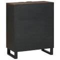 vidaXL Servírovacia skriňa Orech 60 x 33,5 x 75 cm Masívne mango drevo