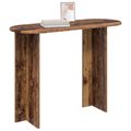 vidaXL Konzolový stôl Staré drevo 100 x 39,5 x 75 cm Kompozitné drevo