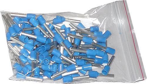 Dutinka na kábel 2,5 mm2 modrá (E2512), balenie 100 ks
