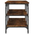 vidaXL Lavička na topánky dymový dub 100x38,5x49 cm kompozitné drevo
