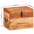 vidaXL Úložný box 39x28x31 cm akáciový masív
