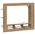 vidaXL TV skrinka 152 x 22 x 113 cm dub artisan Kompozitné drevo