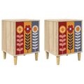 vidaXL Nočný stolík ESSEN 2 ks Dub sonoma 36 x 33 x 50 cm
