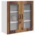 vidaXL Dvierka na umývačku Kalmar Staré drevo 80 x 31 x 80 cm