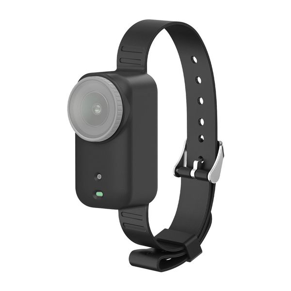 Silikónový pásik / obojok pre domáce zvieratá Puluz pre DJI Osmo Nano (Black)