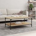 vidaXL Konferenčný stolík dub sonoma 100x55x40 cm kompozitné drevo