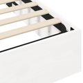 vidaXL Posteľový rám s úložným priestorom Biely 200 x 200 cm