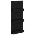 vidaXL Regál na časopisy Čierny dub 43 x 11 x 102 cm Kompozitné drevo
