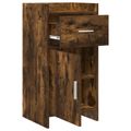 vidaXL Servírovacia skriňa Dymový dub 40 x 36 x 80 cm Kompozitné drevo