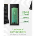 RAIDSONIC ICY Externý box M.2 NVMe 20Gbit/s