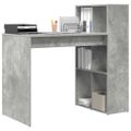 vidaXL Stôl Betónová šedá Kompozitné drevo 108 x 55 x 103.5 cm