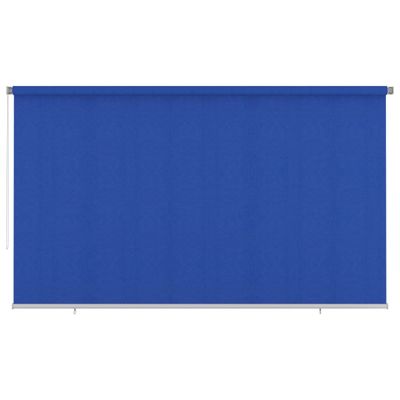 vidaXL Vonkajšia zatemňovacia roleta 400x230 cm modrá HDPE