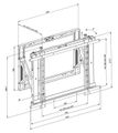 Neomounts WL95-800BL1/Držák displeje/na stěnu/42-70"/mikronastavení/horizontal/vertikal/pull-out/VESA 600X400/nosn. 35k Držák, VESA, nástenný, pro LCD a TV, úhloprícka 42"–70", náklon 4°, nosnost 35kg, cerný