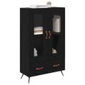 vidaXL Highboard Čierny dub 69,5 x 31 x 115 cm