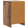 vidaXL Nočný stolík Staré drevo 43 x 41 x 63,5 cm Kompozitné drevo