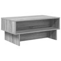 vidaXL Konferenčný stolík Sivý Sonoma 80 x 46 x 35 cm Kompozitné drevo
