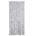 vidaXL Záves proti hmyzu, biely a sivý 90x200 cm, ženilka