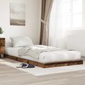 vidaXL Posteľový rám Staré drevo 75 x 190 cm Kompozitné drevo