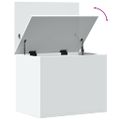 vidaXL Úložný box biely 60x42x46 cm kompozitné drevo